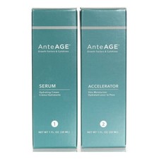AnteAGE Pro System Serum  Accelerator 1oz/30ml DUO NEW IN BOX