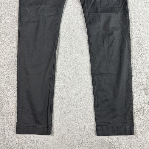 Pantalone J Crew Uomo 33x33 Grigio 484 Slim Flex Elasticizzato Chino Business Tag 32x34 - Foto 3 di 15