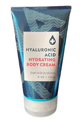 (1) BATH AND BODY WORKS HYALURONIC ACID HYDRATING BODY CREAM 8.0 OZ