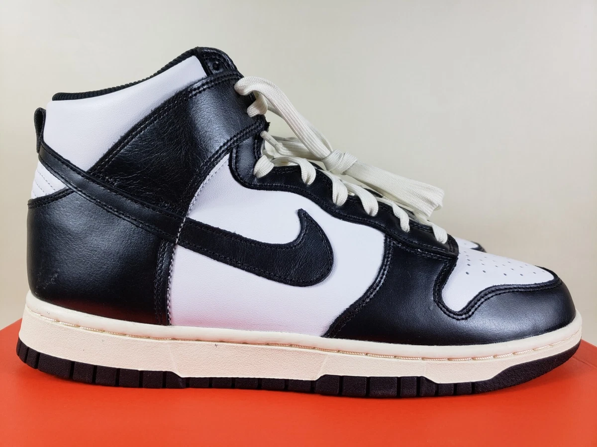 Preços baixos em Nike Dunk High Vintage Black W | eBay