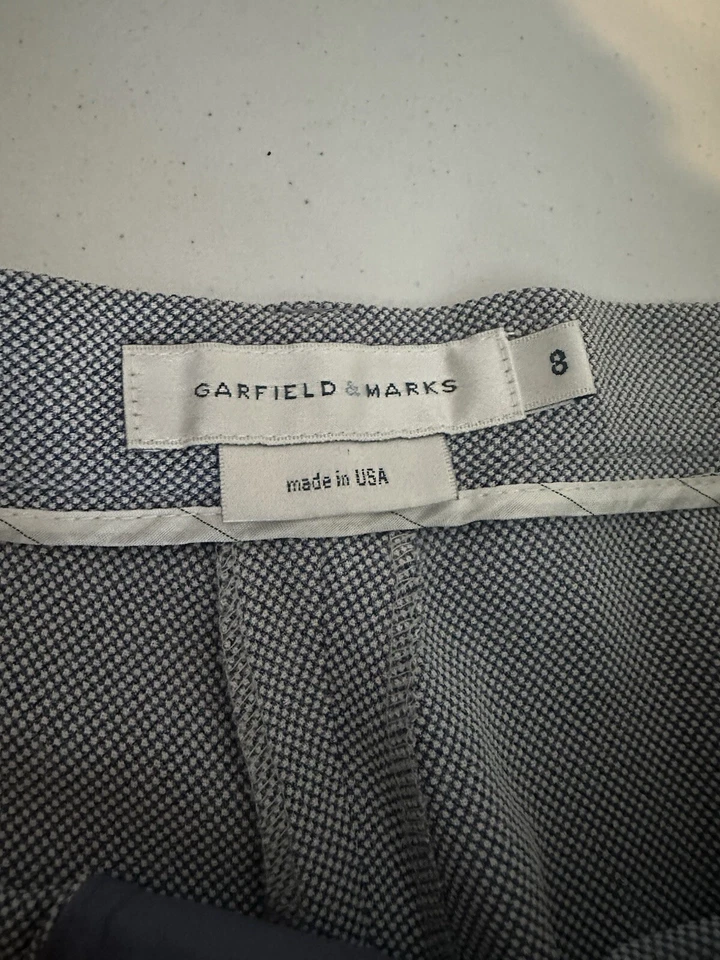 NWT Garfield & Marks Women’s Kojak Trouser Pants in Chambray Gray Size 8 - Image 3 of 4