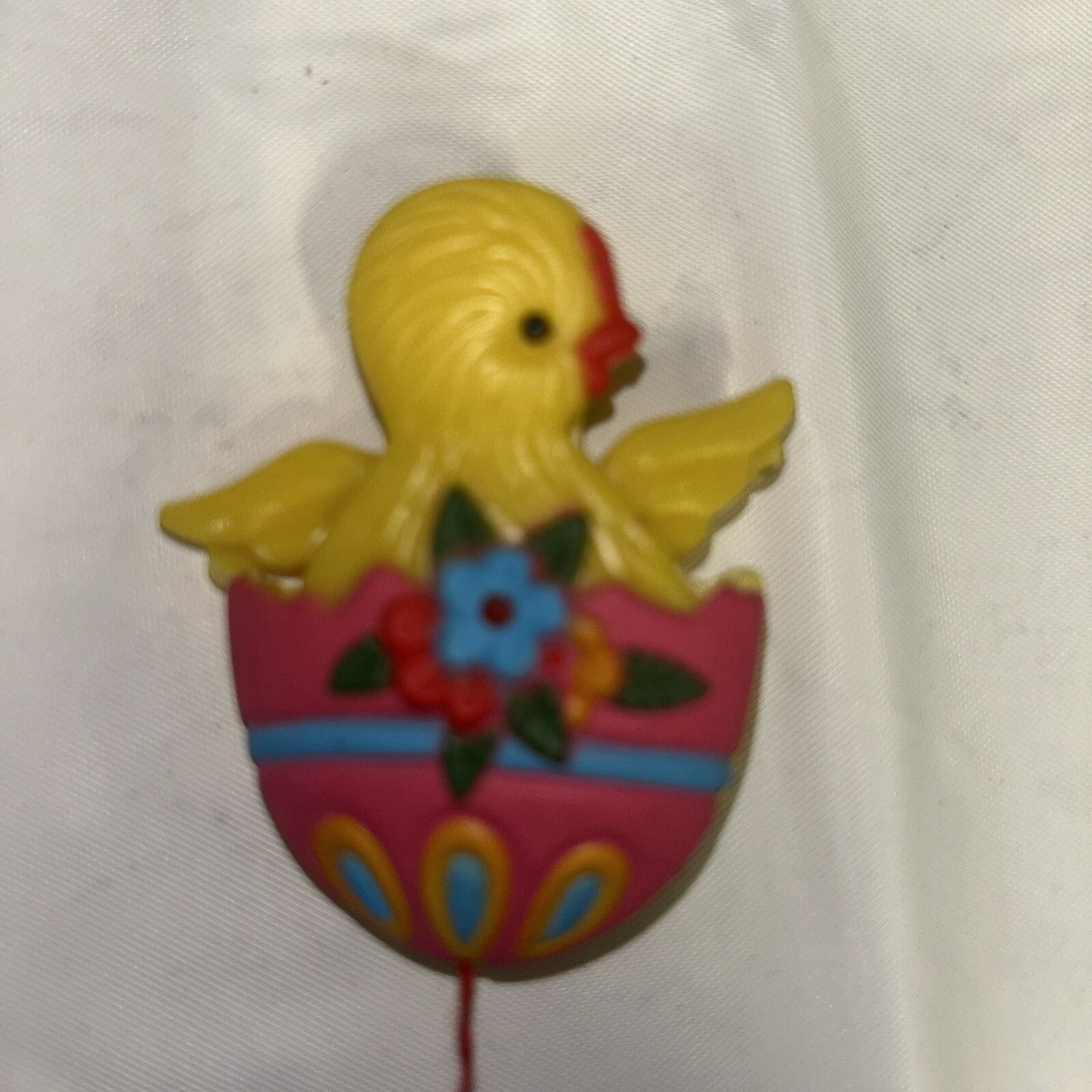 Vintage String Pull Moving  Mechanical Plastic Ch… - image 3