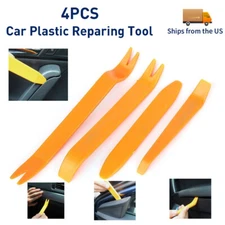 4pcs Car Trim Removal Tool Car Panel Door Dashboard Fastener Remover Pry SET us