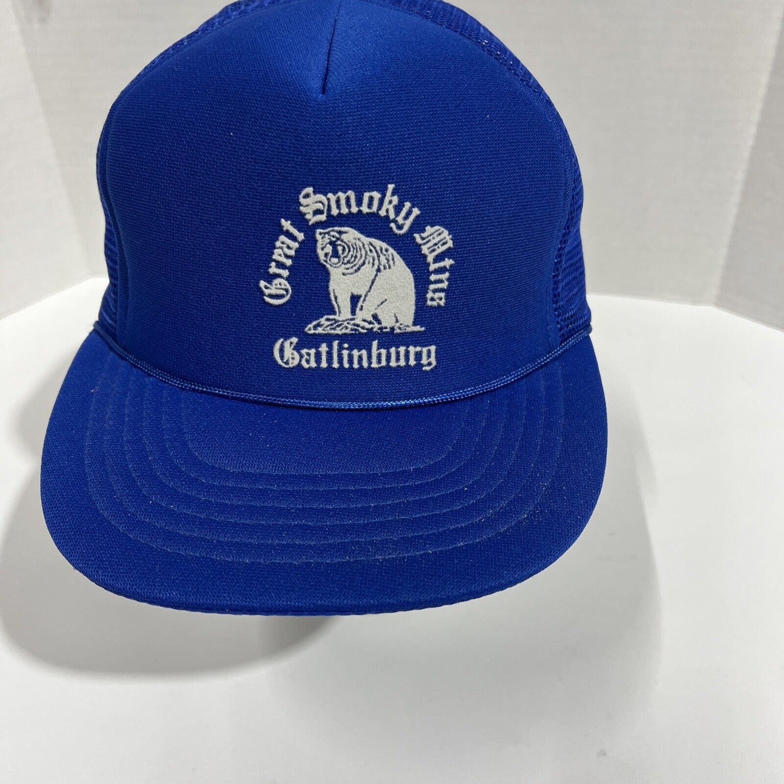 Vtg “Great Smokey Mtns Gatlinburg Bear” Trucker H… - image 1