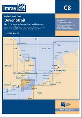 Imray Sailing Chart C8: Dover Strait; North Foreland to Beachy Head and Boulogne