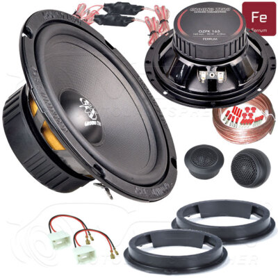 GROUND ZERO LAUTSPRECHER für FORD GRAND C-MAX 2010-2019 Heck Tür 150W 165 #B1XV