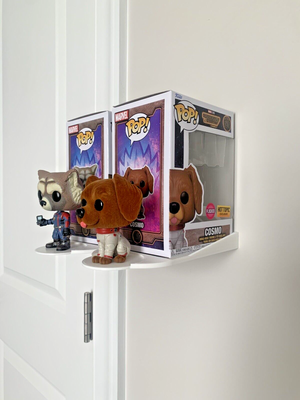 9 Supporti Adesivi Per Funko Pop – Ripiani Invisibili Da Parete, Senza Fori, Per Collezionabili