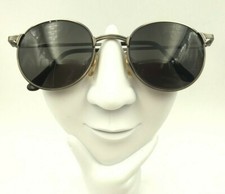 Vintage Swan USA 007 Basic 31 Silver Metal Round Sunglasses FRAMES ONLY