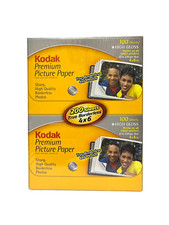New Kodak Premium Photo Paper 4x6 200 Sheets High Gloss Inkjet True Borderless