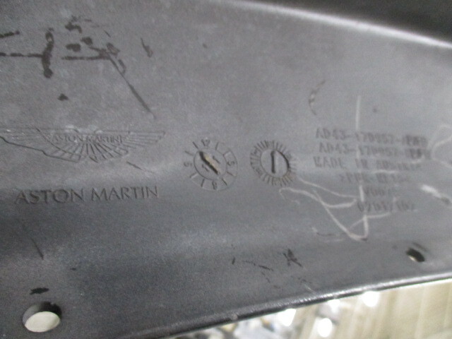 2010 2011 2012 ASTON MARTIN RAPIDE FRONT BUMPER COVER