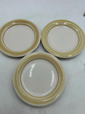 3)   IMPRESSIONS by DANIELLE  PEBBLED SHORE   SALAD PLATES   VGC