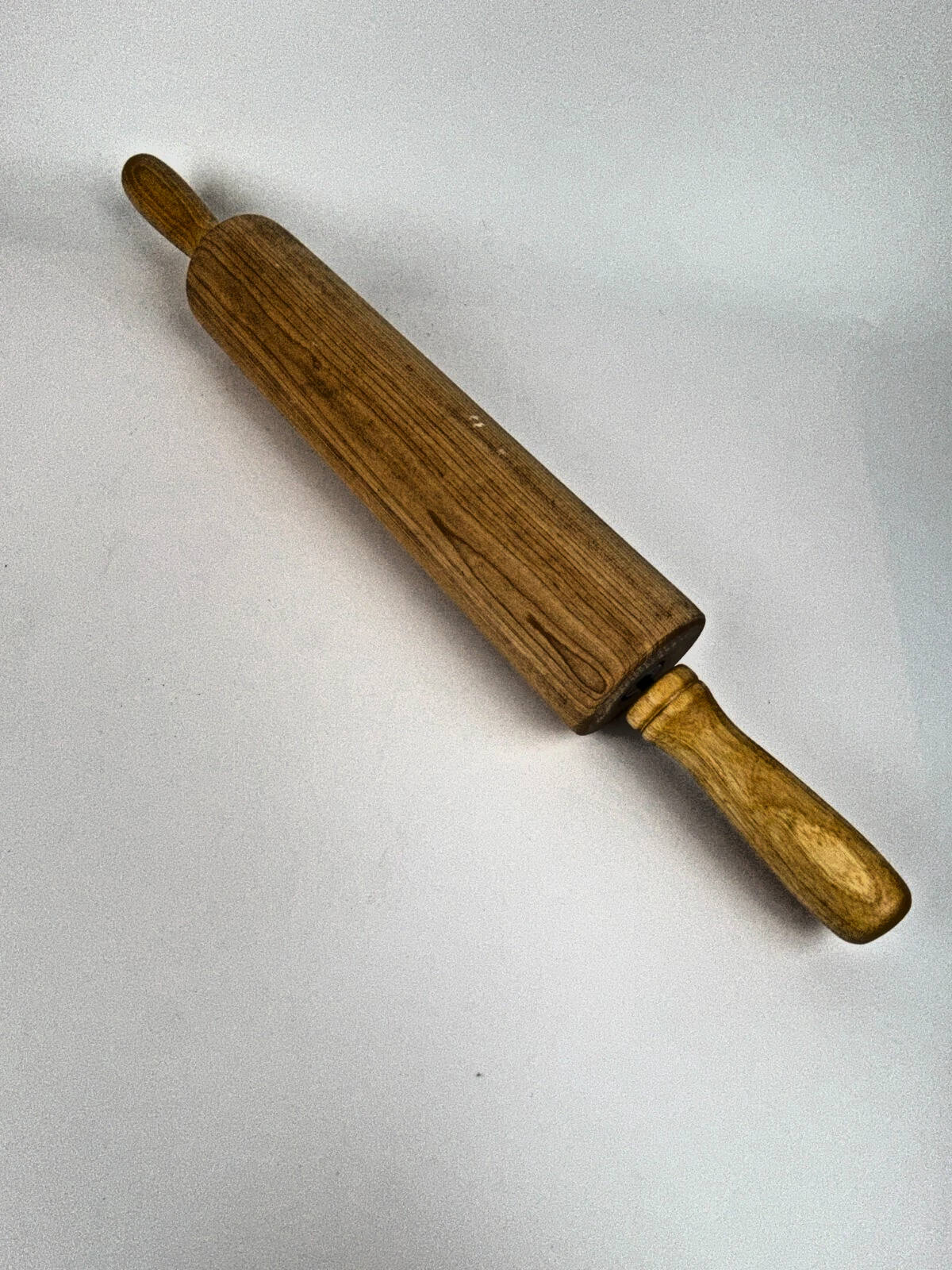 J.K. Adams Vermont Solid Hardwood Rolling Pin 12" Roller Vintage Baker U.S.A.