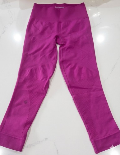 Lululemon Zone In Tight 25" Seamless Legging Size 6 Ultra Violet Compression