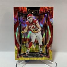 Travis Kelce Prizm Concourse 2024 Panini Select #97 Kansas City Chiefs Football