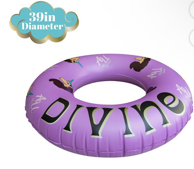 Unicorn 39-IN DIVINE Inflatable Swim Ring Float Pool Beach Lake PURPLE