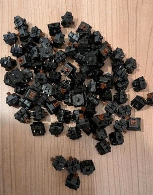 Cherry MX Brown Switches 88 Stück Schwarz