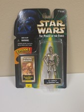 Vtg Star Wars C-3PO Action Figure New Sealed POTF 1998 Episode I Flashback Photo