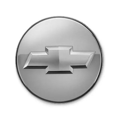 Genuine ACDelco Button Style Center Cap in Chrome with Bowtie Logo 19170058