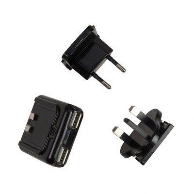 Universal Usb Dual Port Ac Adaptor Multi Platform (Logic3) ACC NEU