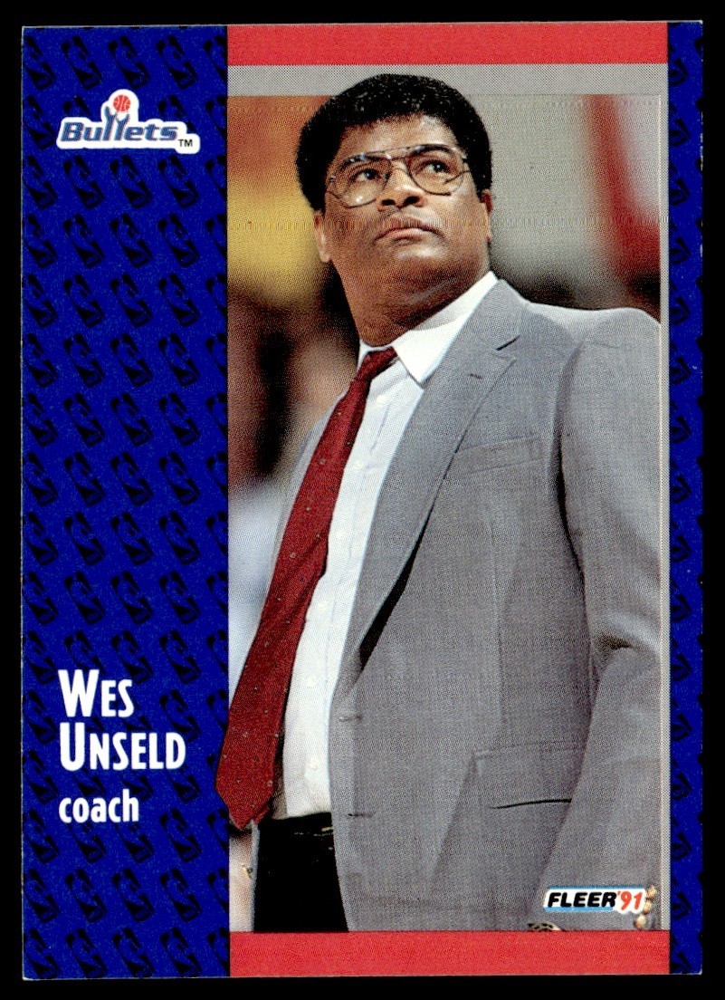 1991-92 Fleer Wes Unseld Washington Bullets #209