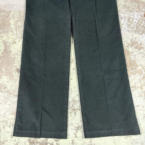 Vintage 70’s Sears Pants Mens 36x34 Green Corduroy Perma-Prest Flare Disco Retro, $34.99 - Photo 3