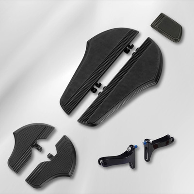 Rider Footboard brake pedal Black for Harley Dyna Switchback FLD12-16 Softail