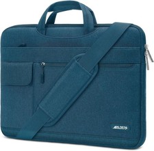 Laptop Shoulder Bag Polyester Flapover Briefcase Sleeve Case for Phones