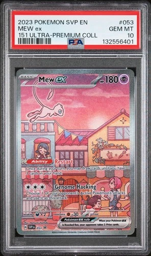 Mew ex #053 – Pokémon 151 Ultra Premium Collection Black Star Promo PSA 10 Rare