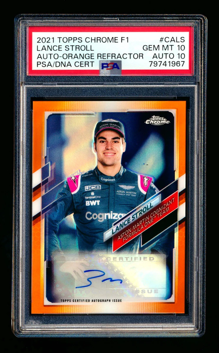 Коллекционные карточки 2021 Topps Chrome Formula 1 с автогонками