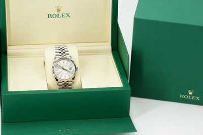 ROLEX DATEJUST 36 Ref 126234 aus 2026 Full Set Jubilee silver dial geriffelt