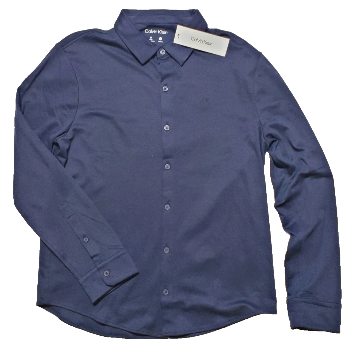 Calvin Klein Short Sleeve Regular Fit Dress Shirts for Men for sale | eBay