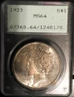 1923-P Peace Dollar PCGS MS64 #0386  ***OGH***