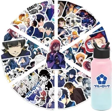 50PCS Blue Lock Anime Stickers Cool Cartoon Deals Laptop Water Block50 