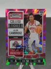 Jaloni Cambridge Rookie Prospect Auto /99 Buckeyes Panini Contenders NIL Ticket
