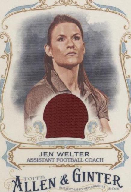 2016 Topps Allen & Ginter Jen Welter #FSRA-JW - 1 of 2