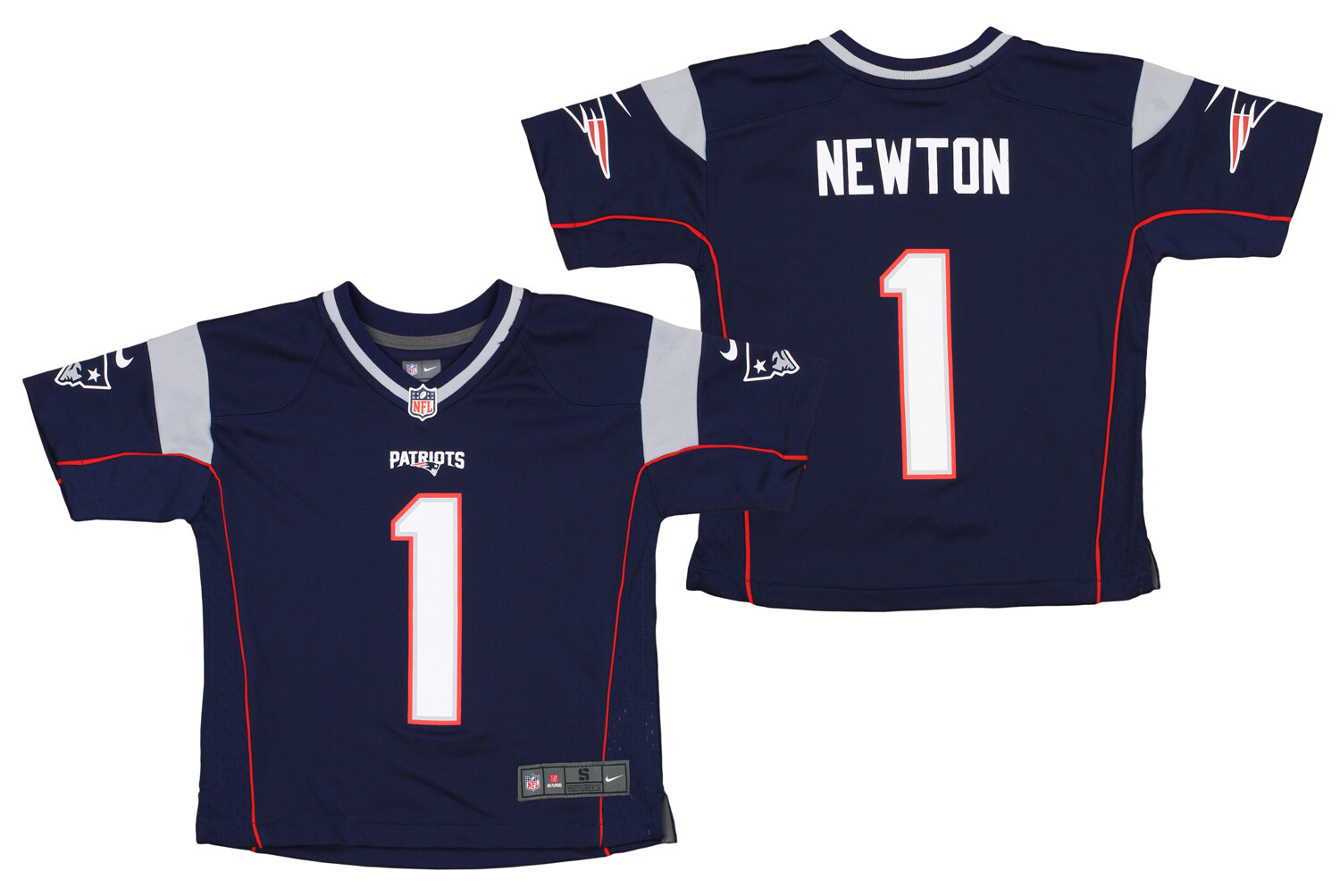 Игровая майка Nike NFL Kids (4-7) New England Patriots Cam Newton #1