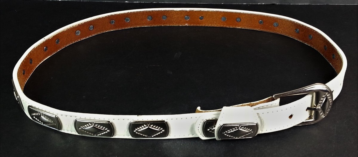 Wrangler Western Belt Womens 32 / 80 Embellished White  display picture 1