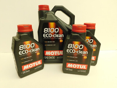 12,38 /l Motul 8100 Eco-clean 0W30 8 L ACEA C2 Ford WSS-M2C 950A