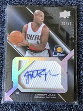 Jarrett Jack 2008-09 Upper Deck Black Game-Used Jersey Auto /50