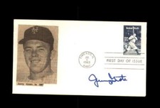 Jerry Grote Signed 1983 FDC Babe Ruth Cache First Day Cover Autograph