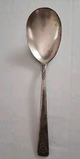 Vntg William Rogers AA Silverplate Large Serving Casserole Spoon 9 in