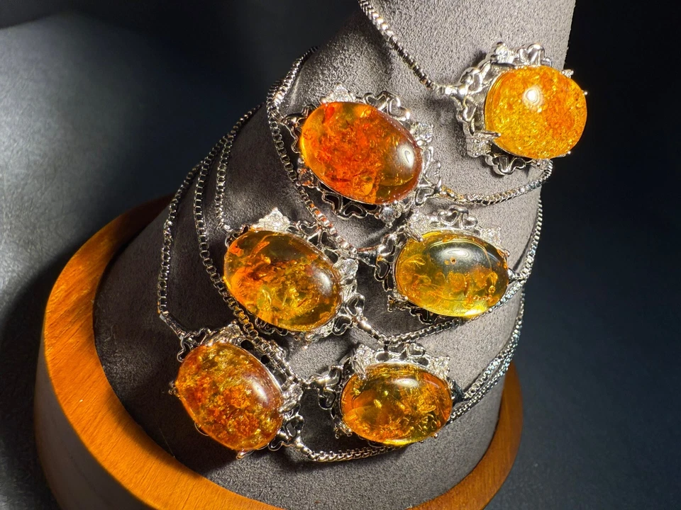 Special Price! 1 Piece Shinning Natural Baltic Amber  Adjustable Bracelet - Image 2 of 4