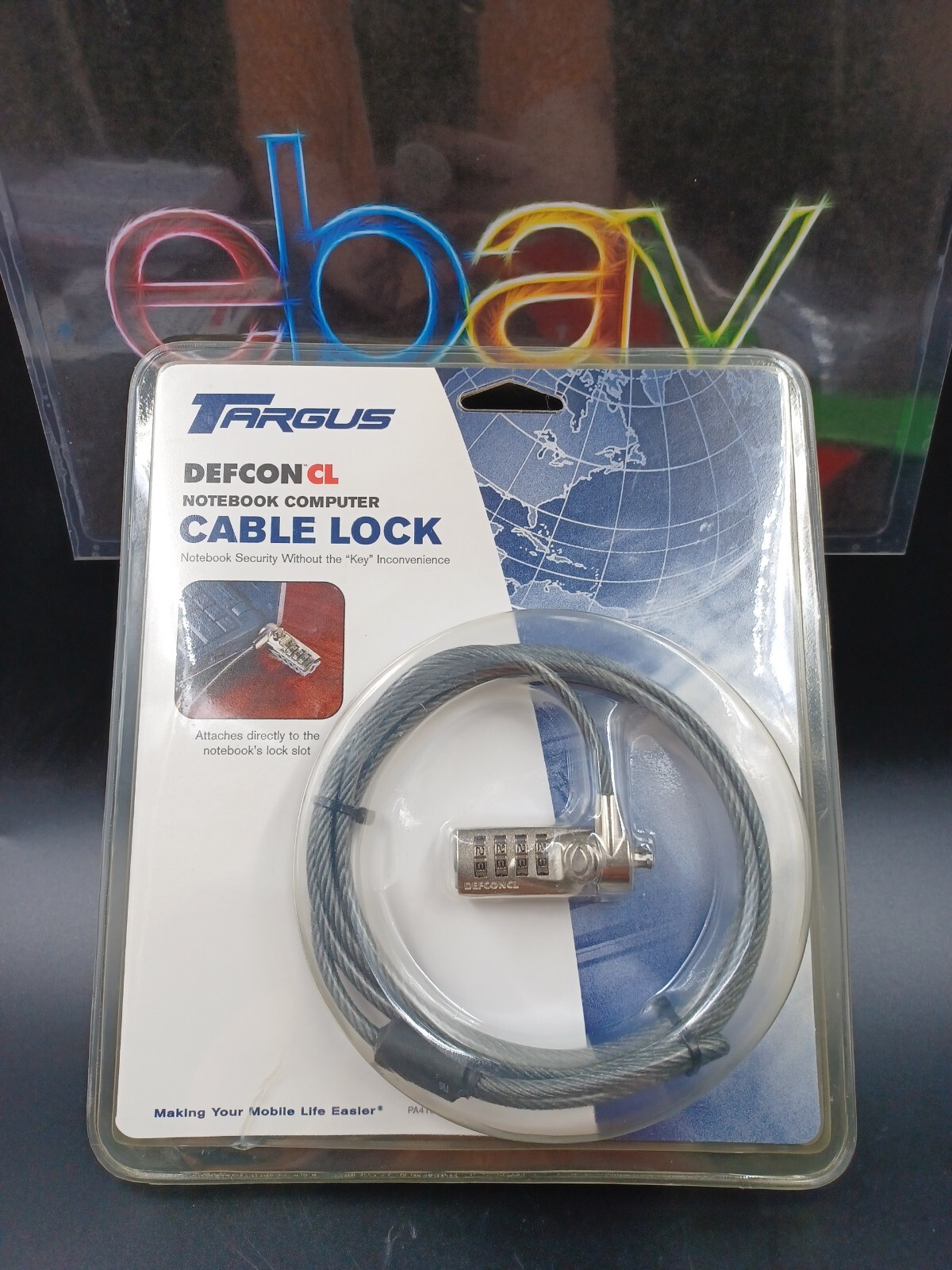 Targus Defcon CL Laptop Computer Notebook Cable Lock Combination | eBay