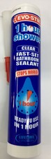 #Evostik 1 Hour Shower Sealant Clear Fast Set Anti Mould Sealant 310ml *new*