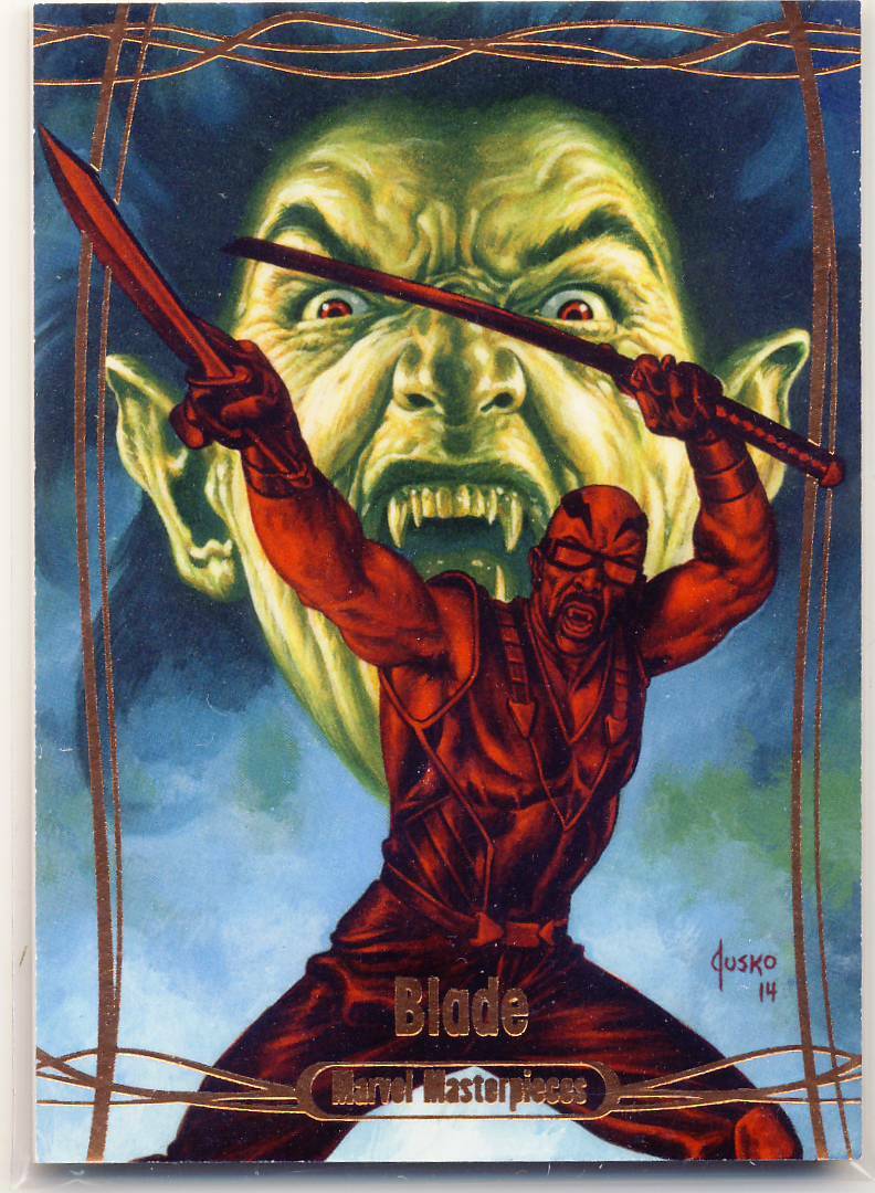 2016 Marvel Masterpieces Legendary Orange Parallel Blade 36 68/99