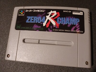 Super Famicom Nintendo snes Jap J Japan Zero 4 r champ | eBay