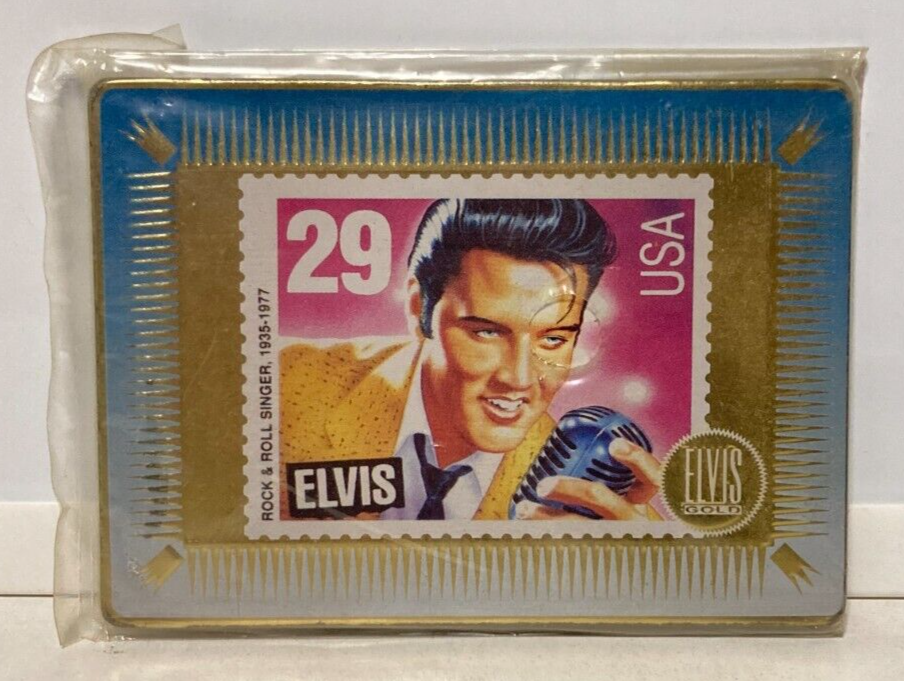 Metallic Images 1993 Promo Sample ELVIS GOLD Metal Collector