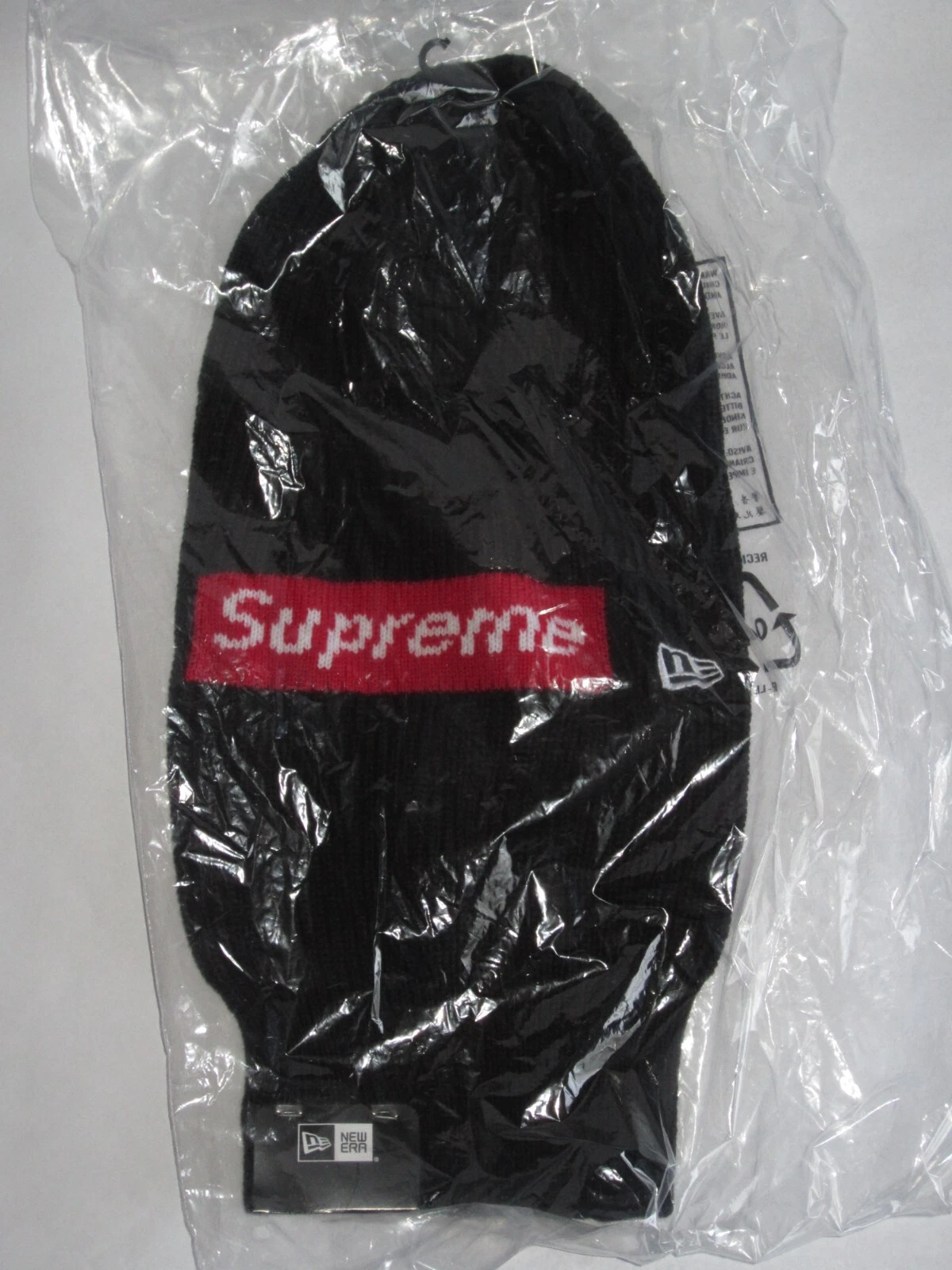Supreme x New Era Box Logo Balaclava Black One Size NEW! F/W 2021