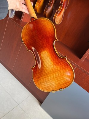 4/4 European wood Handmade violin flamed maple fantastic sound free case string
