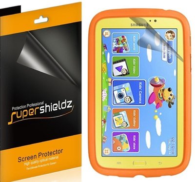 3x Supershieldz Clear Screen Protector Shield for Samsung Galaxy Tab 3 Kids 7''